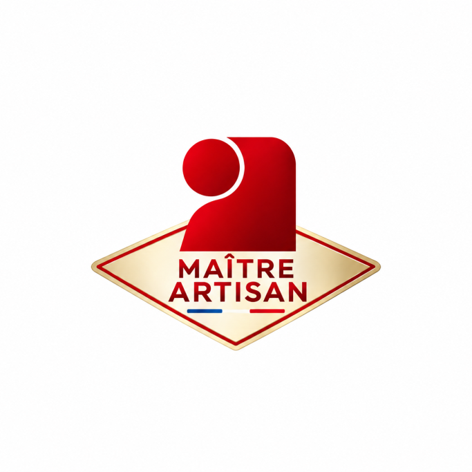 Logo Maître Artisan, symbole de savoir-faire et de qualité artisanale.